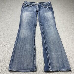 Big Star Casey K Jeans Womens 29R Blue Medium Wash Low Rise Bootcut Stretch